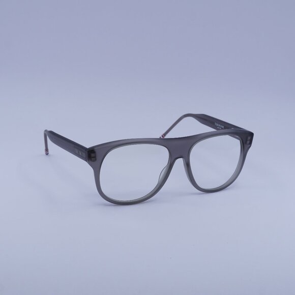 Thom Browne TB-008C-55 Eyeglasses Satin Grey 55mm Square Frame - Picture 1 of 10